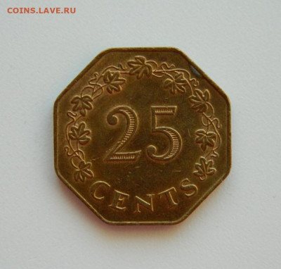 Мальта 25 центов 1975 г. (Лодка). до 11.01.24 - DSCN9925.JPG