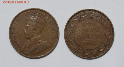 Канада 1 цент 1912 года Георг V большой тип - 10.01 - IMG_20240106_172210