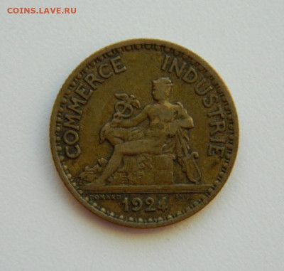 Франция 1 франк 1924 г. до 11.01.24 - DSCN0020.JPG
