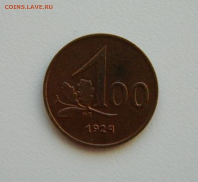 Австрия 100 крон 1924 г. (Фауна) до 11.01.24 - DSCN0048.JPG