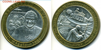 Ватиканский жетон 2006 г (?) до 12.01 22:00 - Vatican