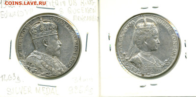 Памятная медаль в честь коронации короля Великобритании 1902 - medal