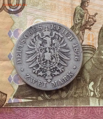 2 марки 1876 год Вильгельм I Пруссия Германия - 36
