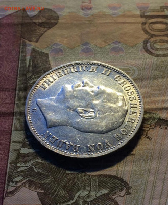 Германия 3 марки 1912 г Баден до 11.01 - 92