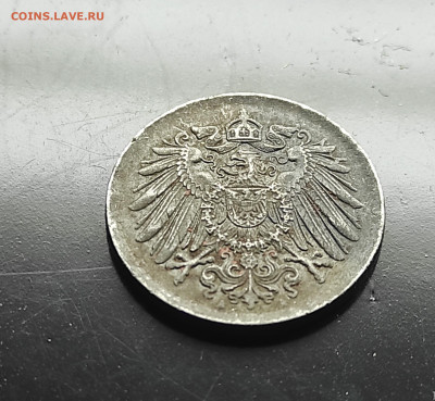 Германия 5 пфеннинг 1921(А)   до 16.01.2024 - IMG_20240108_232245