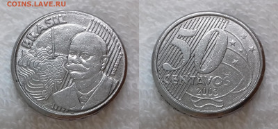Бразилия 50 сентаво 2003 до 16.01 22:00 - БРАЗИЛИЯ 50 сентаво 2003 20181205_1126