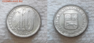 Венесуэла 10 сентаво 2007 до 16.01 22:00 - ВЕНЕСУЭЛА 10 сентаво 2007 20190503_1246