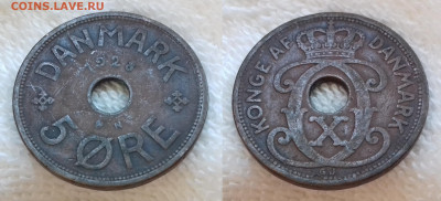 Дания 5 эре 1928 до 16.01 22:00 - ДАНИЯ 5 эре 1928 20191124_1413