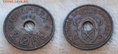 Дания 2 эре 1938 до 16.01 22:00 - ДАНИЯ 2 эре 1938 20191124_1414