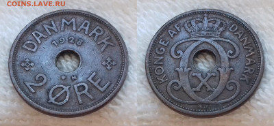 Дания 2 эре 1928 до 16.01 22:00 - ДАНИЯ 2 эре 1928 20191124_1416