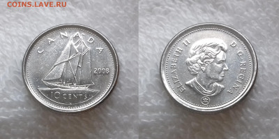Канада 10 центов 2008 до 16.01 22:00 - КАНАДА 10 центов 2008 20190201_1319
