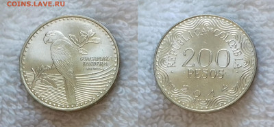 Колумбия 200 песо 2014 до 16.01 22:00 - КОЛУМБИЯ 200 песо 2014 20181019_163152