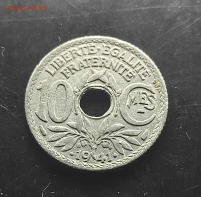 Франция 10 сантимов 1941 ( цинк) до 16.01.2024 - IMG_20240111_031133