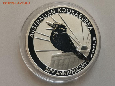 1дол 2020 Австралия. Кукабарра 1990-2020, Ag999, до 16.01 - ЯЯ Кукабарра 2020-1