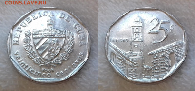 Куба 25 центов 2008 до 16.01 22:00 - КУБА 25 центов 2008 20191124_1045
