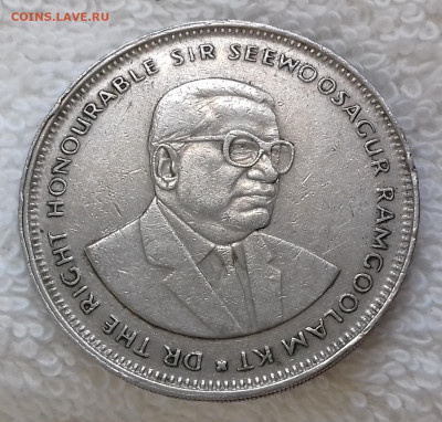 Маврикий 5 рупий 1991 до 16.01 22:00 - МАВРИКИЙ 5 рупий 1991 20200215_144058