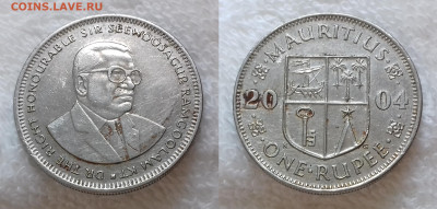 Маврикий 1 рупия 2004 до 16.01 22:00 - МАВРИКИЙ 1 рупия 2004 20181205_1158