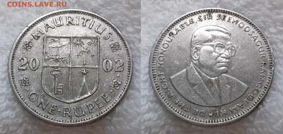 МАВРИКИЙ 1 рупия 2002 до 16.01 22:00 - МАВРИКИЙ 1 рупия 2002 20191226_1158