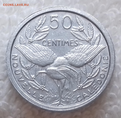 Новая Каледония 50 сентимов 1949 до 16.01 22:00 - Новая Каледония 50 сентимов 1949 20221122_110132