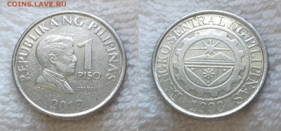 Филиппины 1 писо 2013 до 16.01 22:00 - ФИЛИППИНЫ 1 писо 2013 20190503_1345