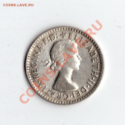 Ag  Австралия  3 пенса  1957г,  до 11.01. 22:00мск - 9а