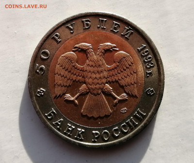 50 рублей 1993 года - Туркменский эублефар - 002