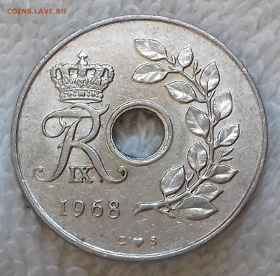 Дания 25 эре 1968 до 18.01 22:00 - Дания 25 эре 1968 20220701_154136