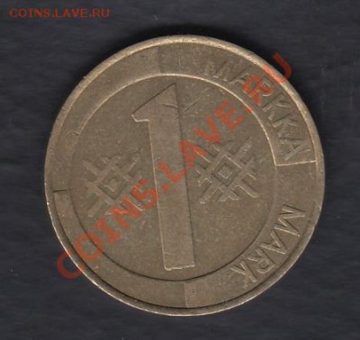 Финляндия 1 марка 1994 до 09.01.2012 21-30 - Ф0