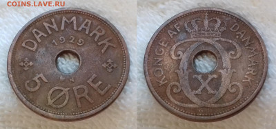 Дания 5 эре 1929 до 18.01 22:00 - Дания 5 эре 1929 20191124_1412