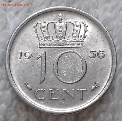Нидерланды 10 центов 1956 до 18.01 22:00 - Нидерланды 10 центов 1956 20220708_135520