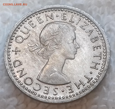 Новая Зеландия 3 пенса 1958 до 18.01 22:00 - Новая Зеландия 3 пенса 1958 20220704_155046