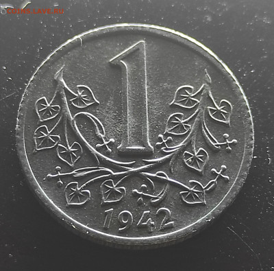 Богемия и Моравия 1 крона 1942 ( отличная)до 18.01.2024 - IMG_20240112_230606