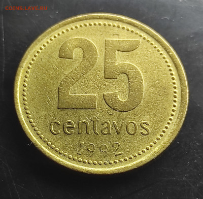 Аргентина 25 сентаво 1992 до 18.01.2024 - IMG_20240112_232752