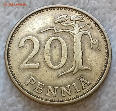 Финляндия 20 пенни 1965 до 18.01 22:00 - Финляндия 20 пенни 1965 20220705_153827