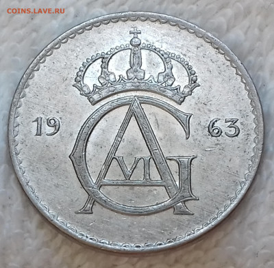 Швеция 50 эре 1963 до 18.01 22:00 - Швеция 50 эре 1963 20220630_144245