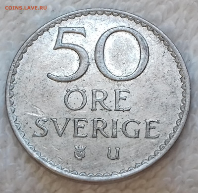 Швеция 50 эре 1963 до 18.01 22:00 - Швеция 50 эре 1963 20220630_144235