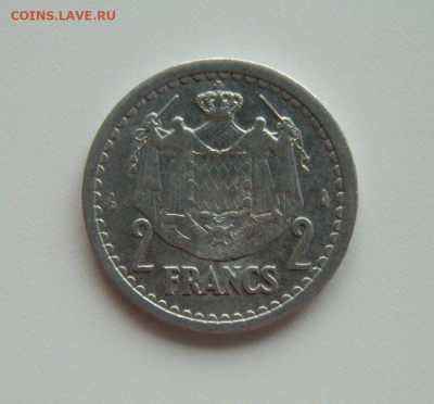 Монако 2 франка 1943 г. до 17.01.24 - DSCN0210.JPG