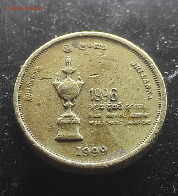 Шри Ланке 5 рупий 1999 ( чемпионат мира по крикету) 19.01.24 - IMG_20240114_084617