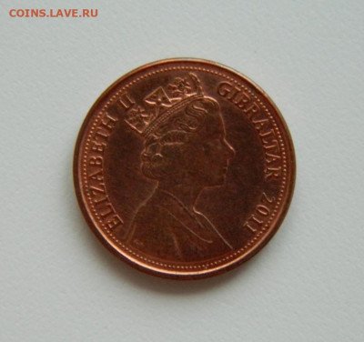 Гибралтар 1 пенни 2011 г. (Фауна) до 17.01.24 - DSCN0353.JPG