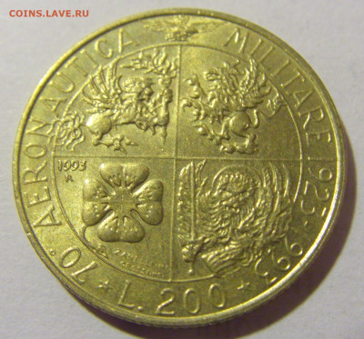 200 лир 1993 аэронавтика Италия №1 20.01.24 22:00 М - CIMG5297.JPG