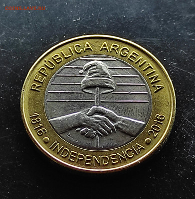 Аргентина  песо 2016  независимость  до 19.01.2024 - IMG_20240114_120559