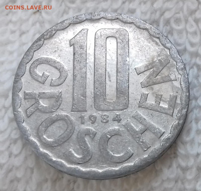 Австрия 10 грошей 1984 до 18.01 22:00 - Австрия 10 грошей 1984 20150326_203327