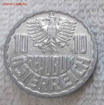 Австрия 10 грошей 1980 до 18.01 22:00 - Австрия 10 грошей 1980 20150326_203547