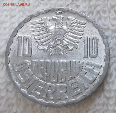 Австрия 10 грошей 1977 до 18.01 22:00 - Австрия 10 грошей 1977 20150326_203614