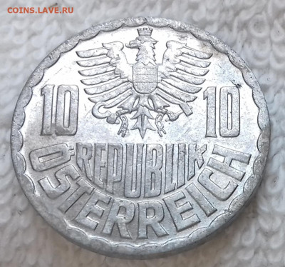 Австрия 10 грошей 1972 до 18.01 22:00 - Австрия 10 грошей 1972 20150326_203701