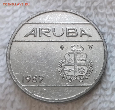 Аруба 25 центов 1989 до 18.01 22:00 - Аруба 25 центов 1989 (тираж - 360 000) 20150326_204409