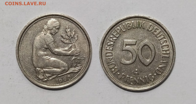 ФРГ 50 пфеннигов 1990 года - 17.01 - IMG_20240113_080007