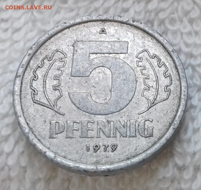 ГДР 5 пфеннигов 1979 до 18.01 22:00 - ГДР 5 пфеннигов 1979 20150326_210820