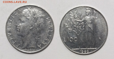 Италия 100 лир 1969 года - 17.01 - IMG_20240113_080808