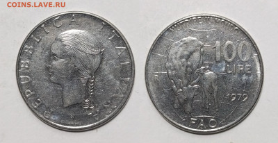 Италия 100 лир 1979 года девушка - 17.01 - IMG_20240113_080849